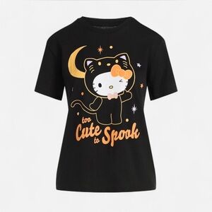 Hello Kitty Women’s Cute and Spooky Halloween Graphic Tee